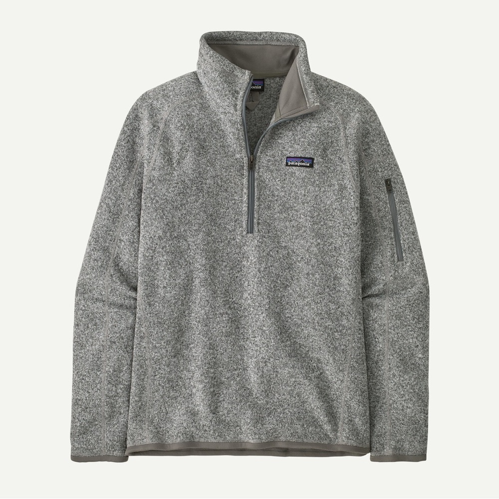 Patagonia Women's Better Sweater® 1/4-Zip Fleece Birch White